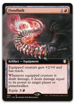 Fiendlash (Extended Art) #300 (NM) Forgotten Realms AFC Magic MTG - Image 1