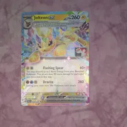Pokemon Prize Pack Series 7 Prismatic Evolutions 030/131 Jolteon ex - Image 1