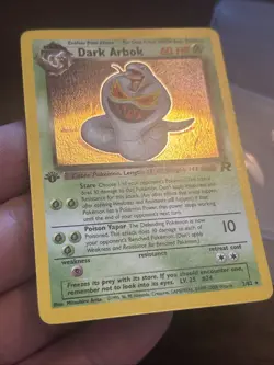 Pokemon Dark Arbok 2/82 Team Rocket 1st Edition Holo Rare English HP 60 - Image 3
