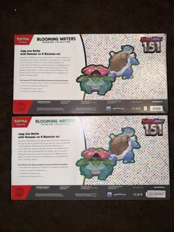Pokemon 151 Blooming Waters Premium Collection - NEW, SEALED, SET OF 2 - Image 2