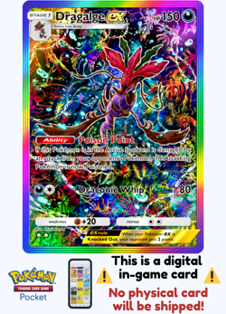 [Not Physical] Pokemon TCG Pocket - Dragalge Ex Rainbow ⭐⭐ - English - Image 1