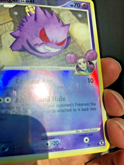Pokemon Gengar GL Rising Rivals Reverse Holo #40 LP-NM - Image 3