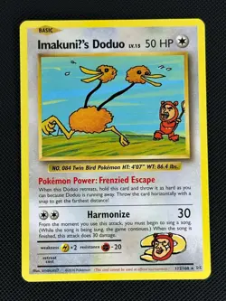 ImakuniU's Doduo 112/108 Secret Rare Evolutions Pokemon Near Mint - Image 1