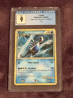 Pokemon Lugia Black Star Holo Promo HGSS02 CGC 9 Mint - Image 1