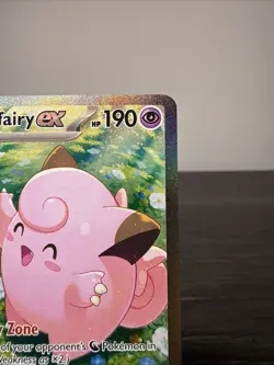 Pokemon TCG SV Journey Together Lillies Clefairy EX 184/159 SIR Full Art NM - Image 4