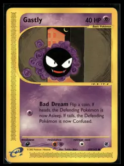 Pokemon TCG Expedition #109/165 Gastly - Image 1
