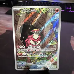 2024 POKEMON STELLAR CROWN TURTONATOR 146/142 ILLUSTRATION RARE - Image 1