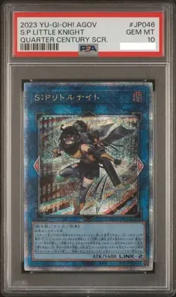 PSA 10 S:P LITTLE NIGHT AGOV-JP046 25th Quarter Century Secret Rare YuGiOh Japan - Image 1