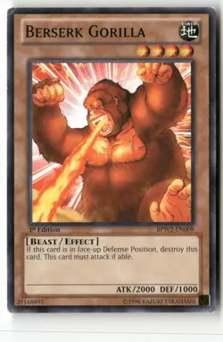 #BPW2-EN009 - Berserk Gorilla - 1st Ed WB1 C Lightly played - Image 1
