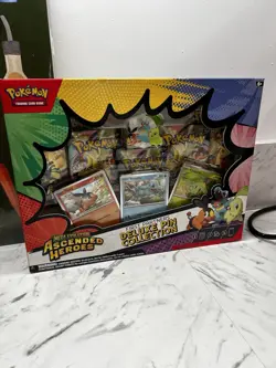 BUNDLE - Pokemon TCG Ascended Heroes Pin Collection + Phantasmal Flames BB New - Image 2