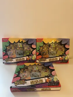 Pokemon TCG- 3x Ascended Heroes Pin Collection Box New & Sealed - Image 1