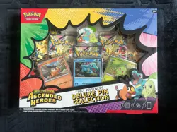Pokemon TCG Ascended Heroes First Partners Deluxe Pin Collection New and Sealed - Image 1