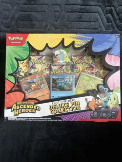 Pokemon TCG Ascended Heroes First Partners Deluxe Pin Collection New and Sealed - Image 3