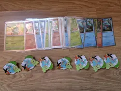 7x Pokemon TCG Ascended Heroes Deluxe Pin Collection | First Partners Promo Pin - Image 1