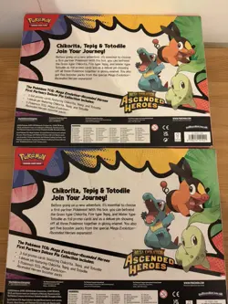 Pokemon TCG Ascended Heroes First Partners Deluxe Pin Collection x2 - Image 2