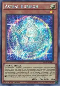 Yugioh! Astral Kuriboh - BROL-EN061 - Secret Rare - 1st Edition Near Mint, Engli - Image 1