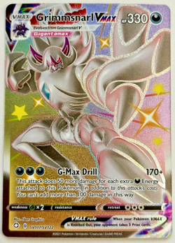 Grimmsnarl VMAX SV117/SV122 Shining Fates Full Art Shiny Holo Pokemon Card NM - Image 1