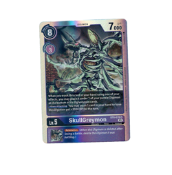 Digimon Card Game SkullGreymon BT-078 SR Foil NM - Image 1