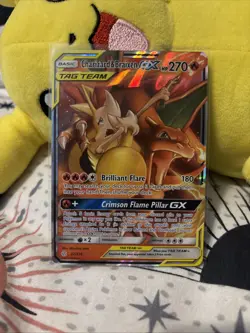 Pokemon TCG Charizard Braixen Tag Team GX Cosmic Eclipse 22/236 Holo Ultra Rare - Image 1