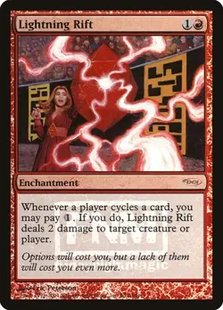 Lightning Rift - Foil Promo FNM 2004 NM MTG - Image 1
