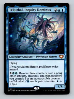 Tekuthal, Inquiry Dominus Normal M Commander: Edge of Eternities 78 NM - Image 1