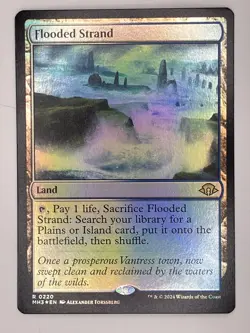 FOIL Flooded Strand - 220 - MH3 - NM - MTG Magic the Gathering - Image 1