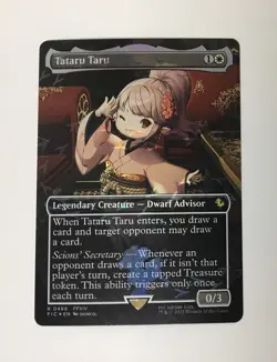 Tataru Taru (Borderless) (Chocobo Track Foil) Commander: Final Fantasy Foil - Image 1