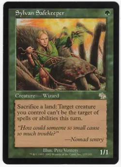 Sylvan Safekeeper 2002 Judgment Green Rare Creature MTG NM AZ1 - Image 1