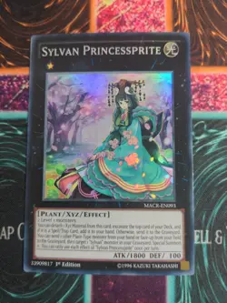 Yu-Gi-Oh! Sylvan Princessprite MACR-EN093 1st Edition Super Rare NM - Image 1