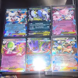 Pokemon TCG Holo Mega Abomasnow EX & Mega Absol EX Lot of 6 English Cards - Image 1