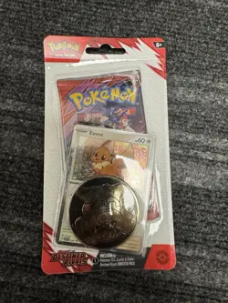Pokemon TCG Destined Rivals1 BlisterPack Eevee Promo Random Artwork On Picture - Image 1