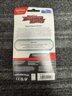 Pokemon TCG Destined Rivals1 BlisterPack Eevee Promo Random Artwork On Picture - Image 2