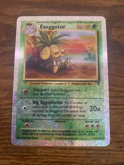 Vintage Pokemon Exeggutor Legendary Collection 23/110 Reverse Holo English - Image 1
