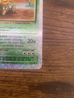 Vintage Pokemon Exeggutor Legendary Collection 23/110 Reverse Holo English - Image 4