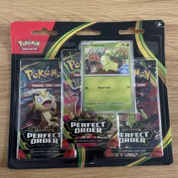 Pokemon Mega Evolution Perfect Order Blister Triple Pack ✅BRAND NEW SEALED✅ - Image 1