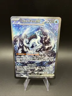 Pokemon Card Paldea Evolved Chien-Pao EX 261/193 Special Illustration Rare NM - Image 1