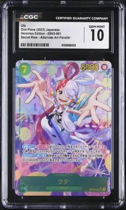 CGC 10 Uta EB03-061 Heroines Edition Japanese One Piece Card TCG 002 - Image 1