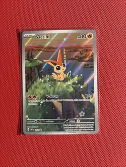 Pokemon Victini 208 Black Star Promo Black and White Scarlet and Violet TCG - Image 1