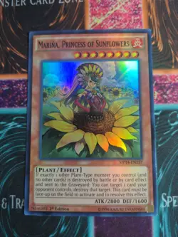 Yu-Gi-Oh! Marina, Princess of Sunflowers MP14-EN157 1st Edition Super Rare NM - Image 1