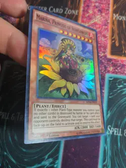 Yu-Gi-Oh! Marina, Princess of Sunflowers MP14-EN157 1st Edition Super Rare NM - Image 2