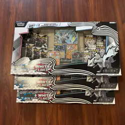 Pokemon Black Bolt & White Flare Unova Heavy Hitter Premium Collection X3 Sealed - Image 1