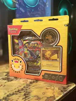 Pokemon TCG Pokemon Day 2026 Collection Box Pikachu Promo Booster Packs - Image 1