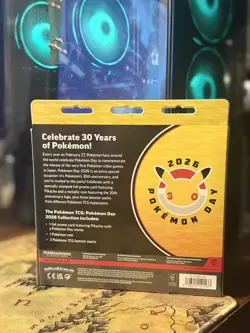 Pokemon TCG Pokemon Day 2026 Collection Box Pikachu Promo Booster Packs - Image 2