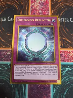 Yu-Gi-Oh! TCG Dimension Reflector MVP1-ENG21 Gold Rare 1st Edition Near Mint - Image 1