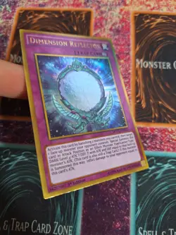 Yu-Gi-Oh! TCG Dimension Reflector MVP1-ENG21 Gold Rare 1st Edition Near Mint - Image 2