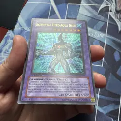 Yugioh Elemental Hero Aqua Neos POTD-EN031 Ultra Rare 1st Ed LP - Image 2