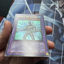 Yugioh Elemental Hero Aqua Neos POTD-EN031 Ultra Rare 1st Ed LP - Image 3