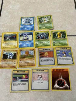 Pokemon TCG Base Set Bundle 18 Cards 1999 - Image 1