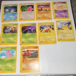 SKYRIDGE LOT (10)Pokemon TCG CARD Lot - 2002, Chinchou, Lickitung, Cubone, Abra - Image 2