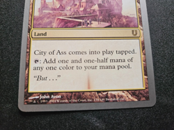 1x City of Ass Unhinged Magic The Gathering MTG Card Ex-NM - Image 3